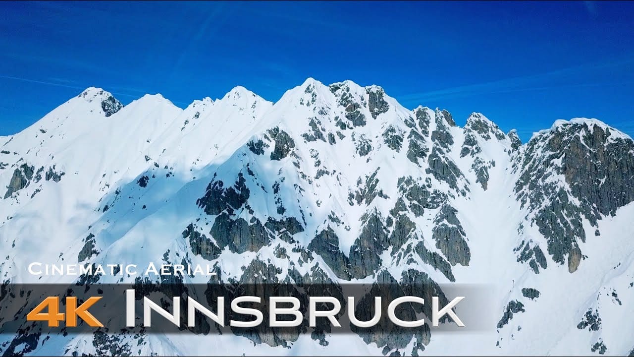 Инсбрук, Австрия. Видео 4K