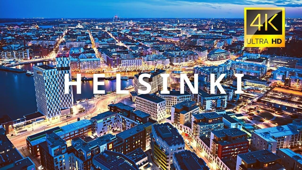 Хельсинки, Финляндия, в 4K