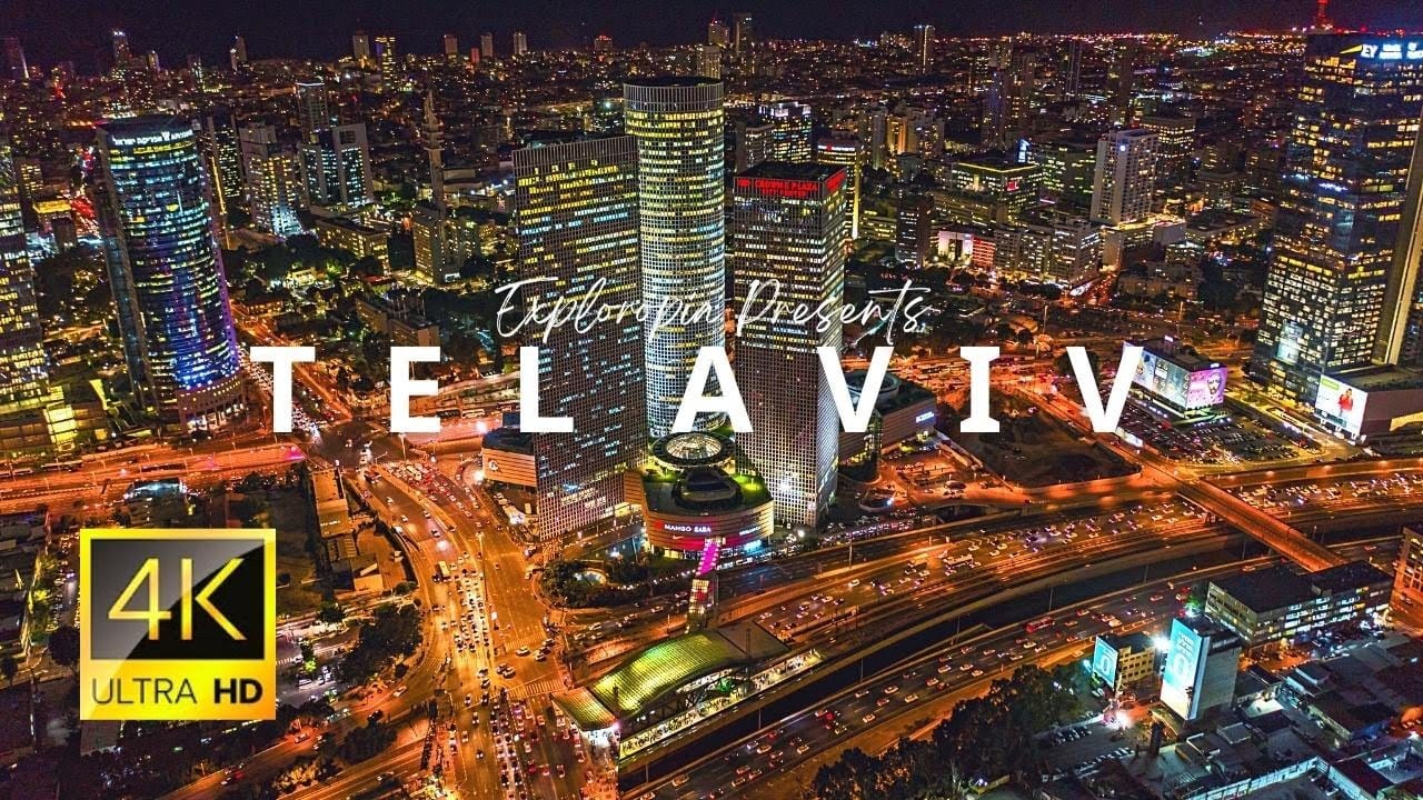 Тель-Авив. Видео 4K