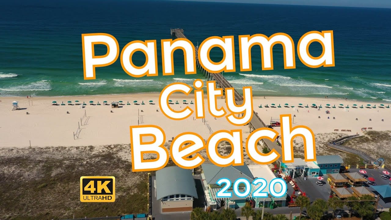 Panama city beach 4K video