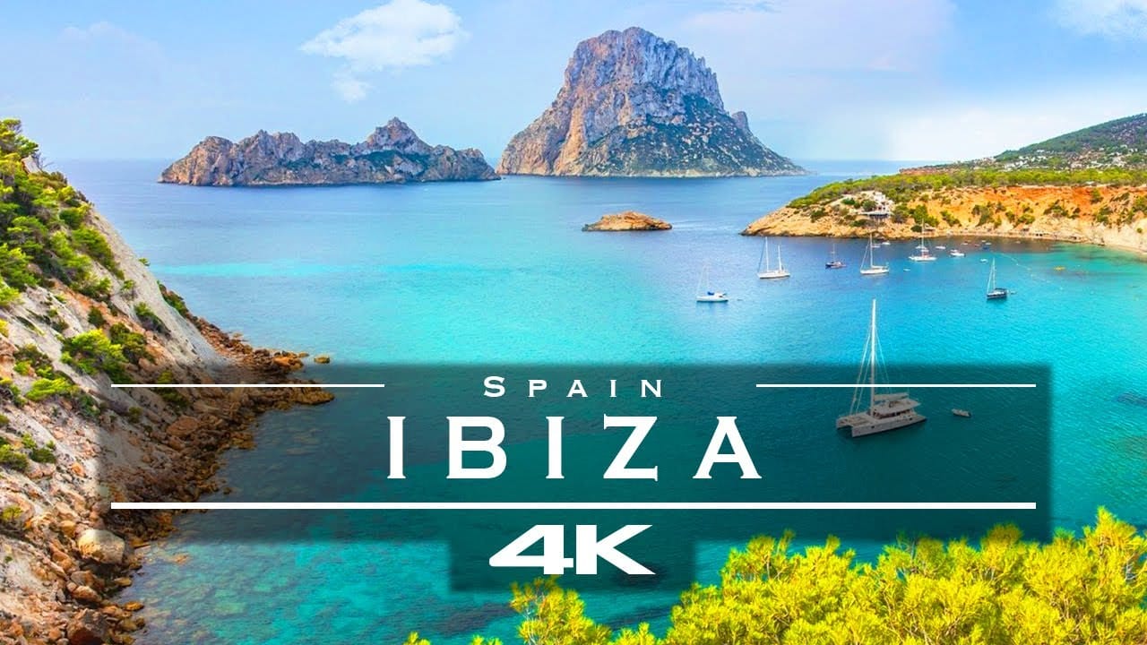 Ibiza video footage in 4K