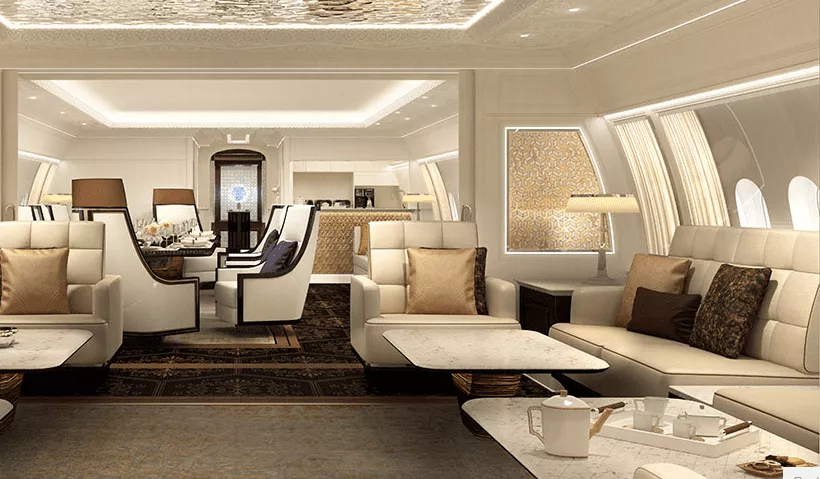 Boeing 777X Interior view