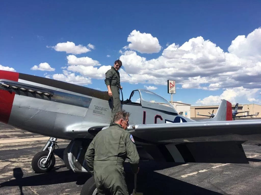 Tom Cruise and his plane