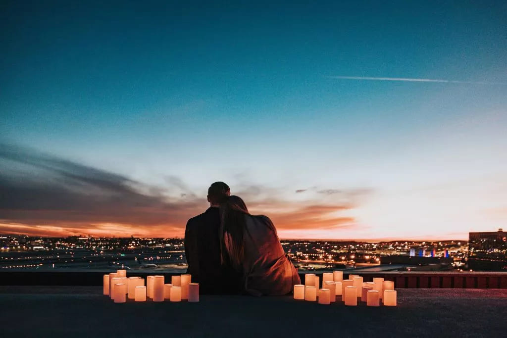 Fly private to a romantic dinner