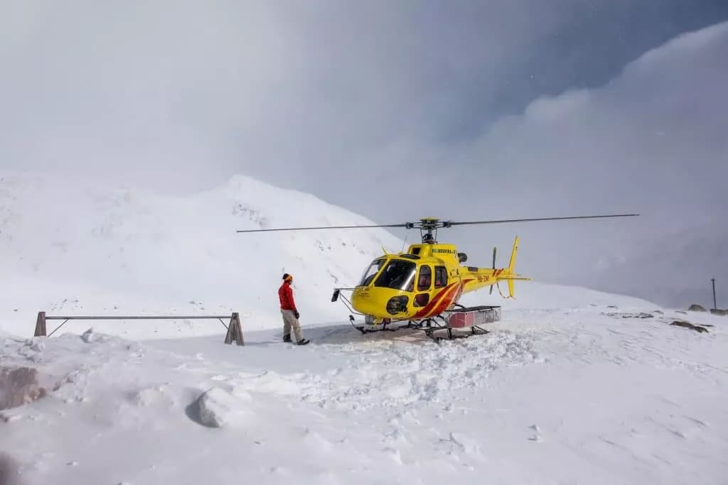 Whistler heli skiing