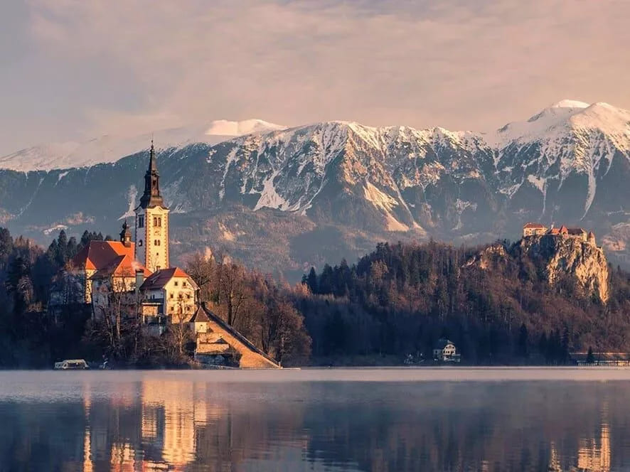 Mountains at Bled, Slovenia