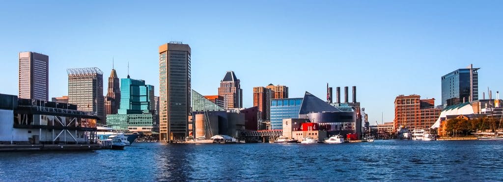 Baltimore Downtown. USA