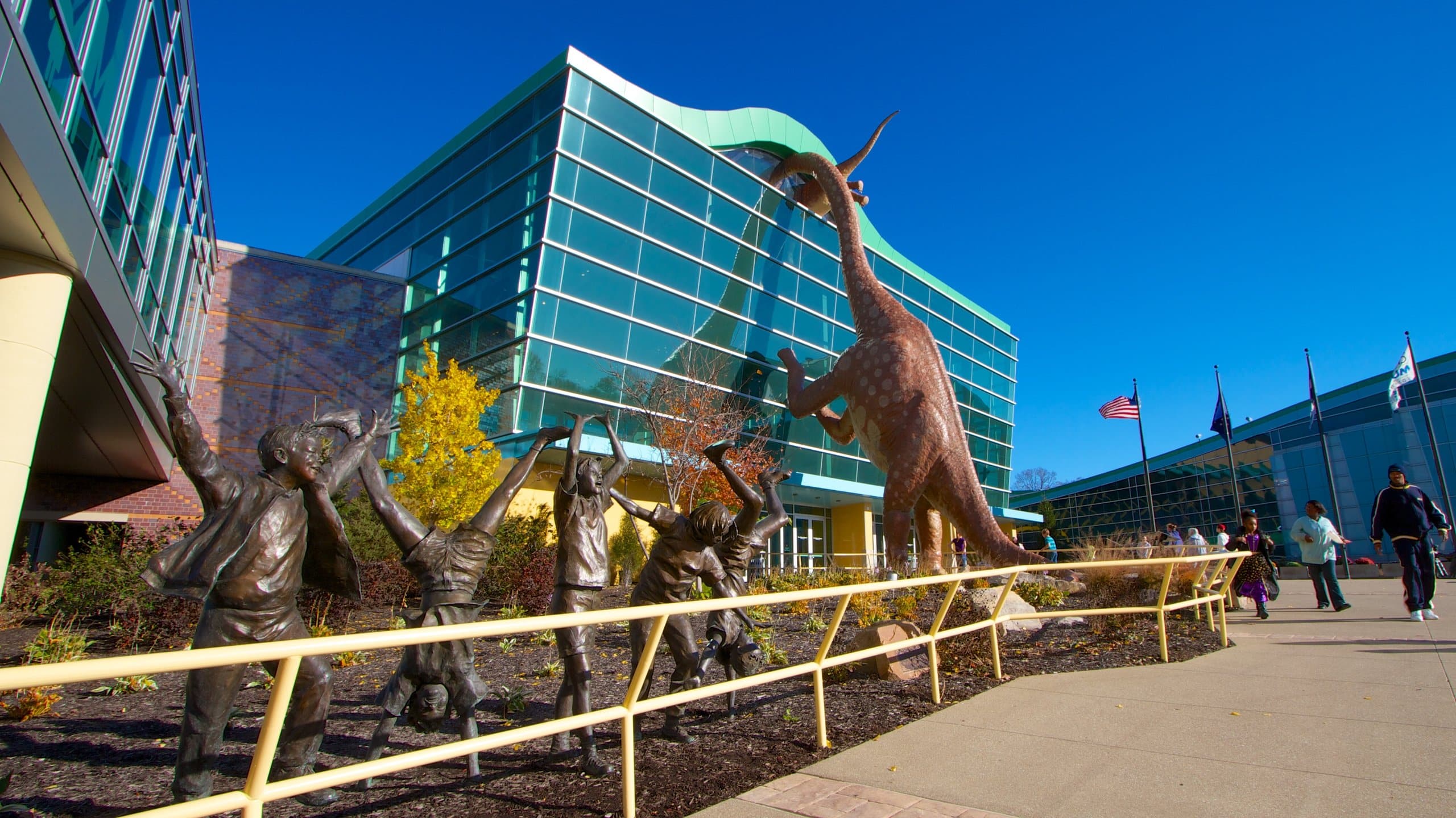 The children's museum of Indianapolis. Fly private Jet.