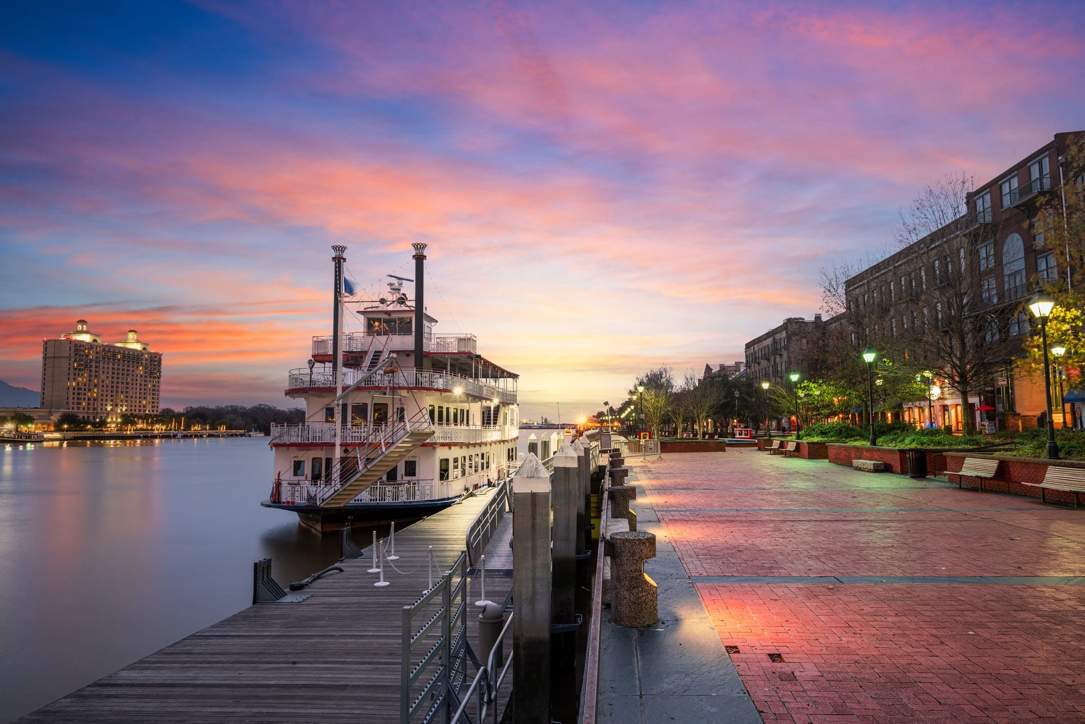 Savannah Waterfront, Georgia, USA