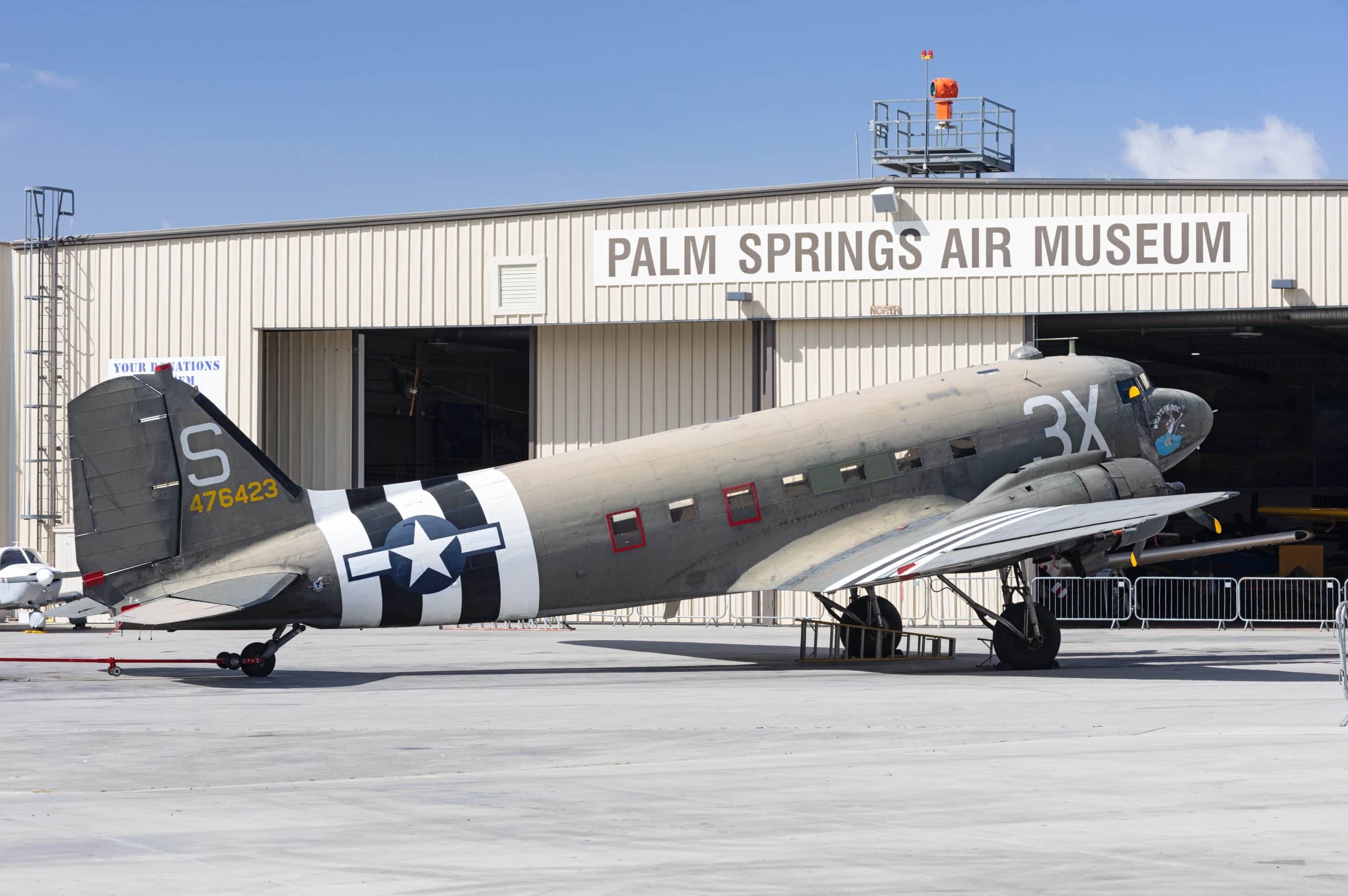 Palm Springs Air Museum, USA. Fly Private Jet.