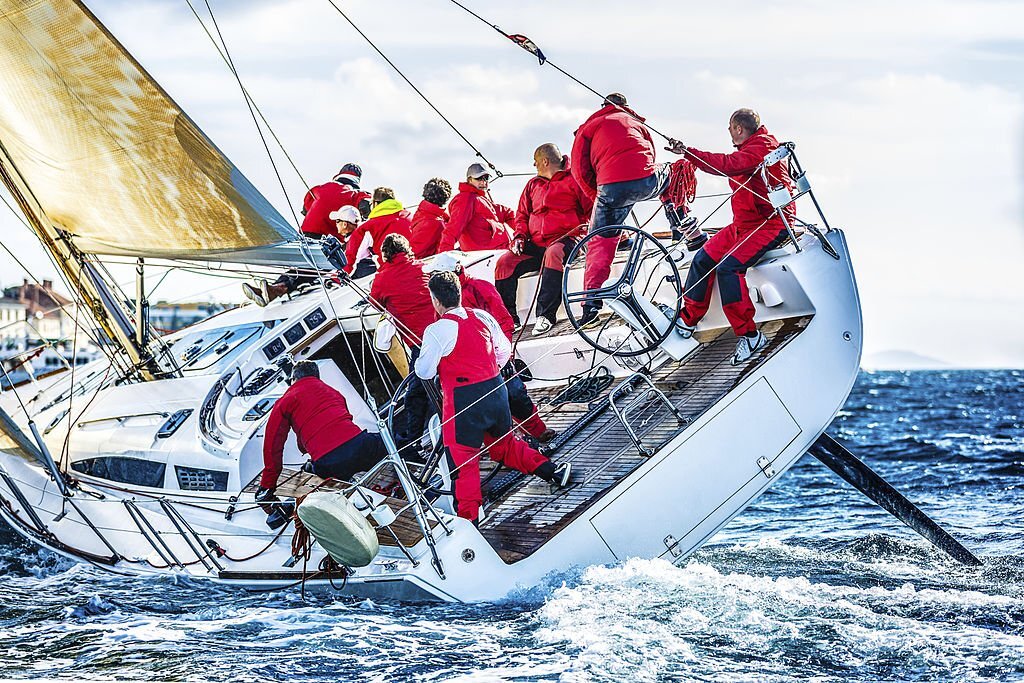 Regatta Crew During Competition