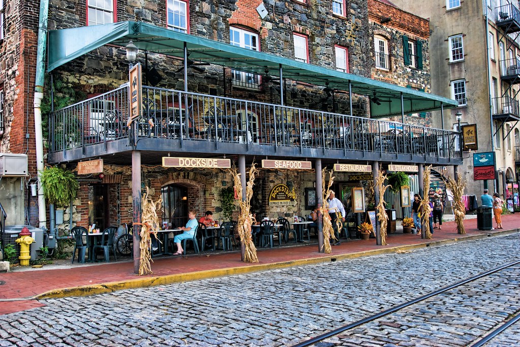 River Street in Savannah, Georgia, USA