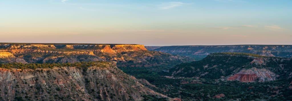 Palo Duro Canyon State Park near Amarillo, Texas. Fly Private Jet.