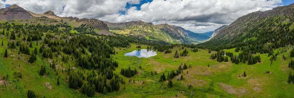 Alpine Lake, Bozeman, Montana, USA