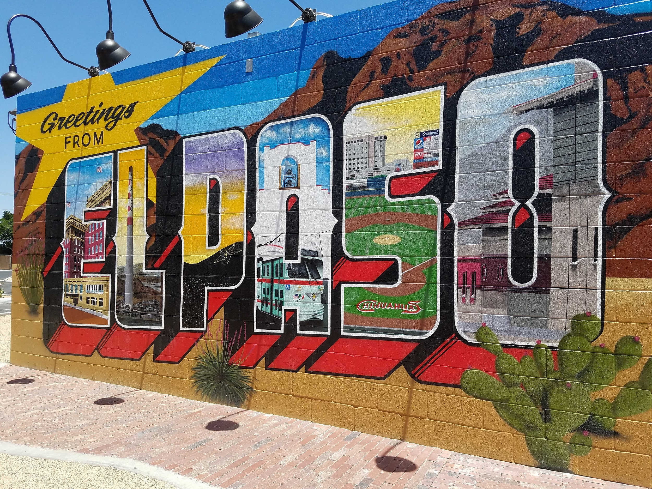 Greetings from El Paso Mural in TX
