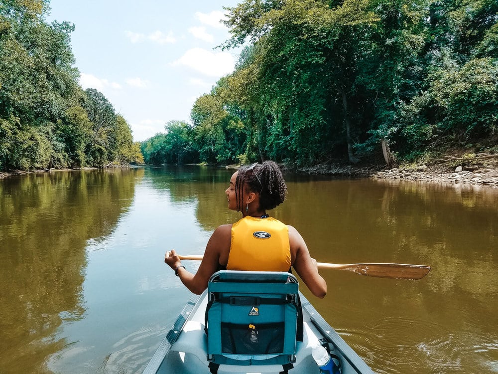 Go Canoeing On The Grand River, Michigan, USA