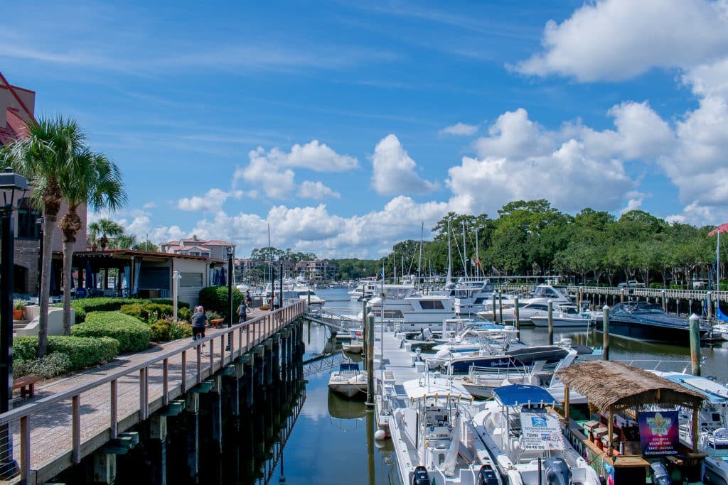 Lakeshore in Hilton Head Island, South Carolina.