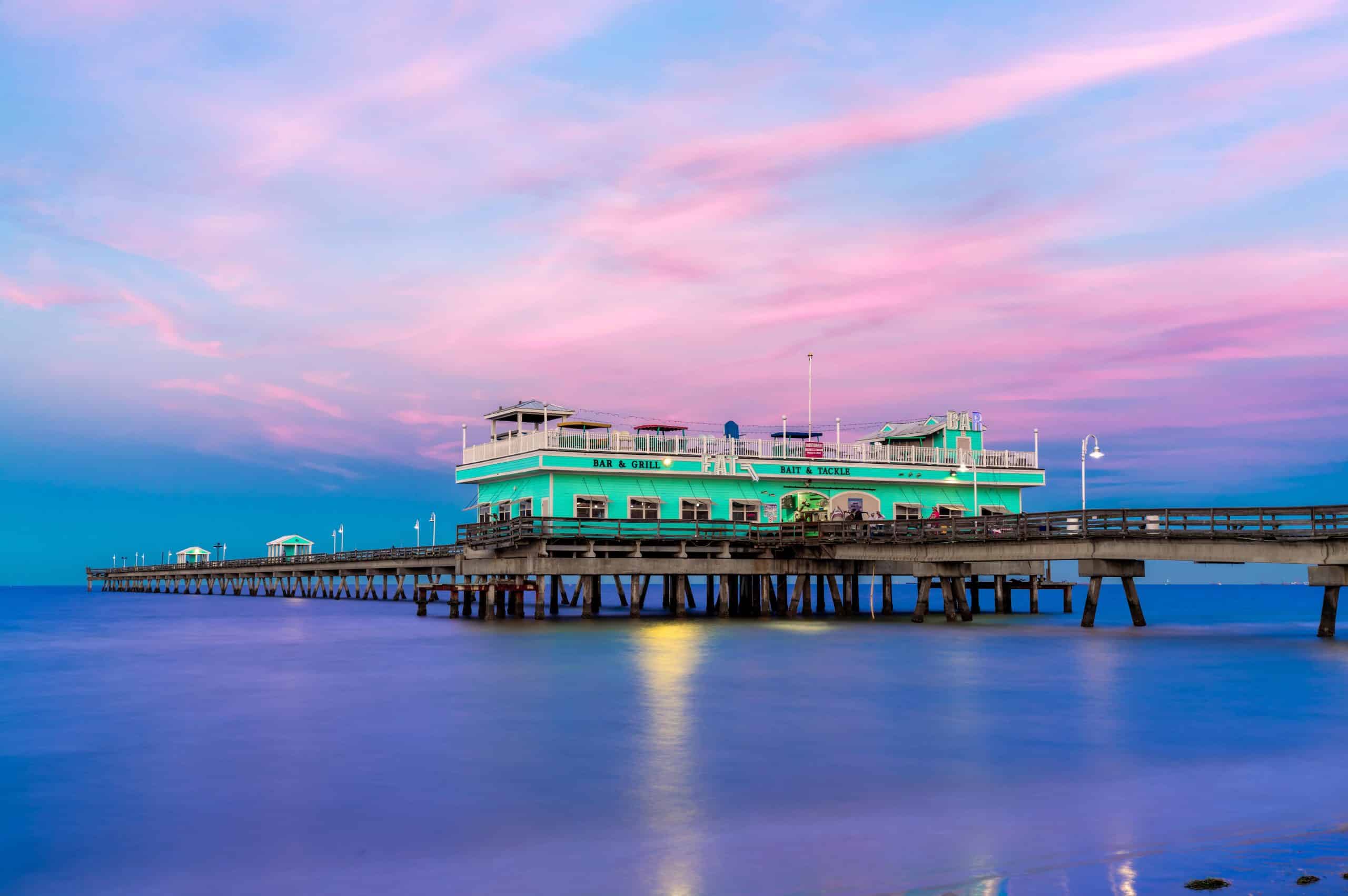The Ocean View fishing pier in Norfolk VA