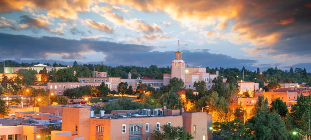 Santa Fe, New Mexico. Fly Private Jet.