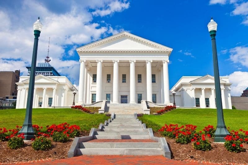The historic Virginia State Capitol, Richmond, USA