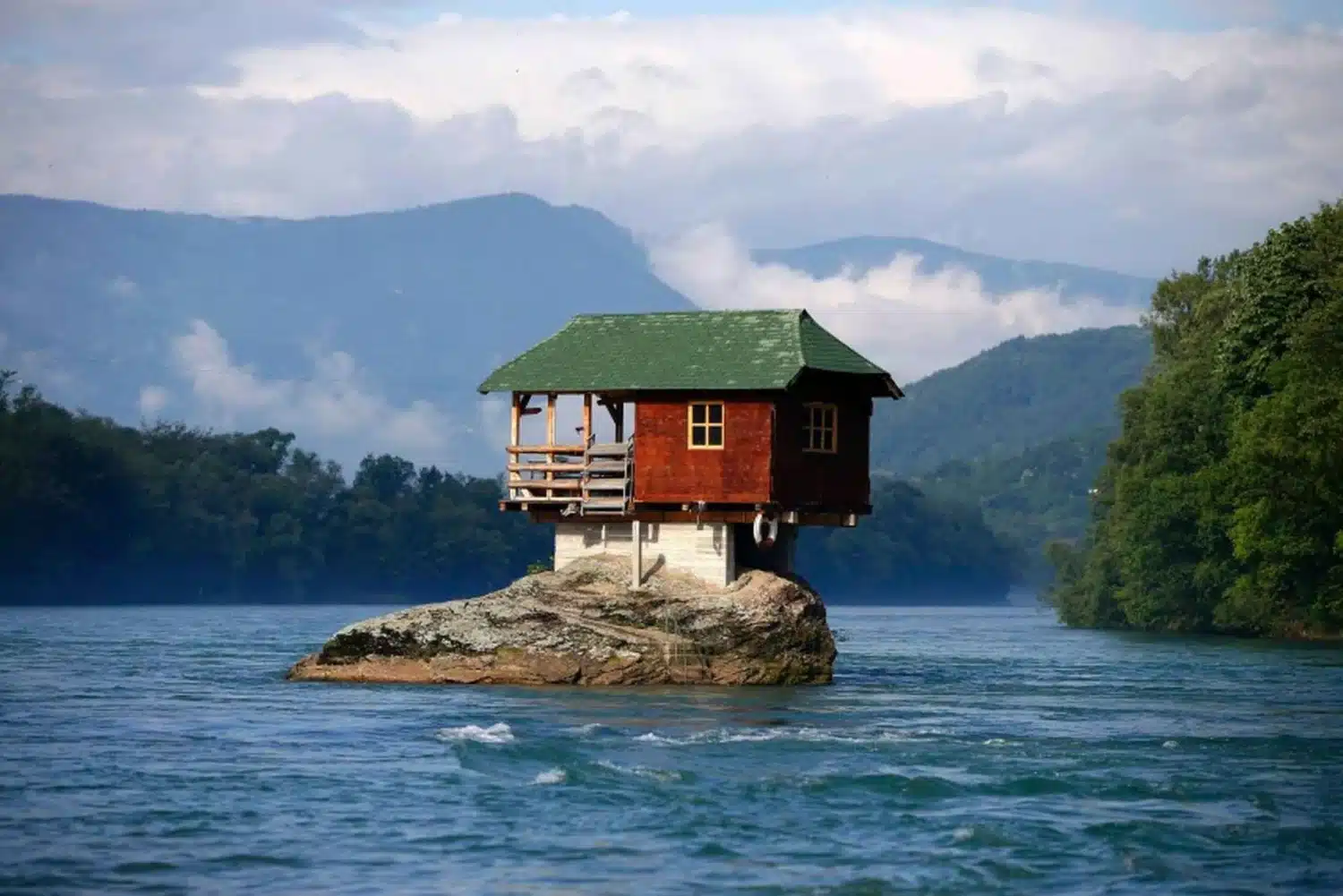 Drina River House, Belgrade. Fly Private to Belgrade