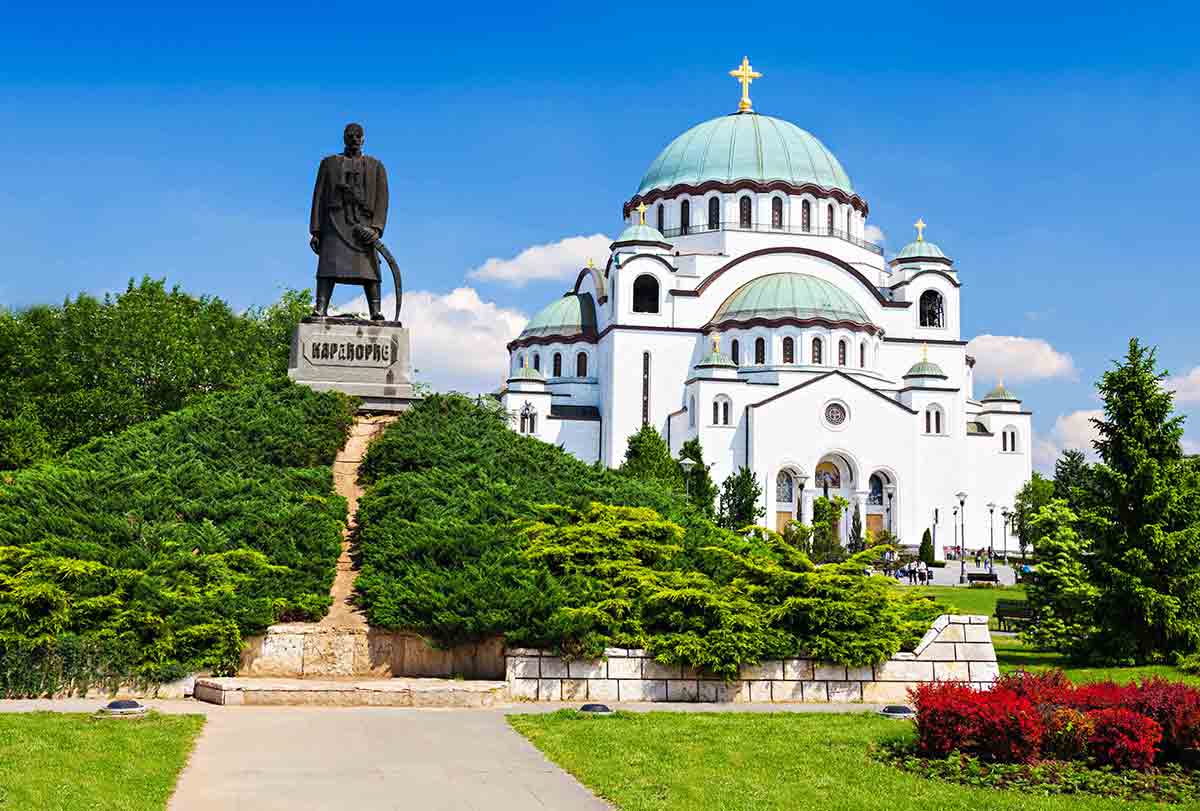 Saint Sava, orthodox church in Belgrade, Serbia.