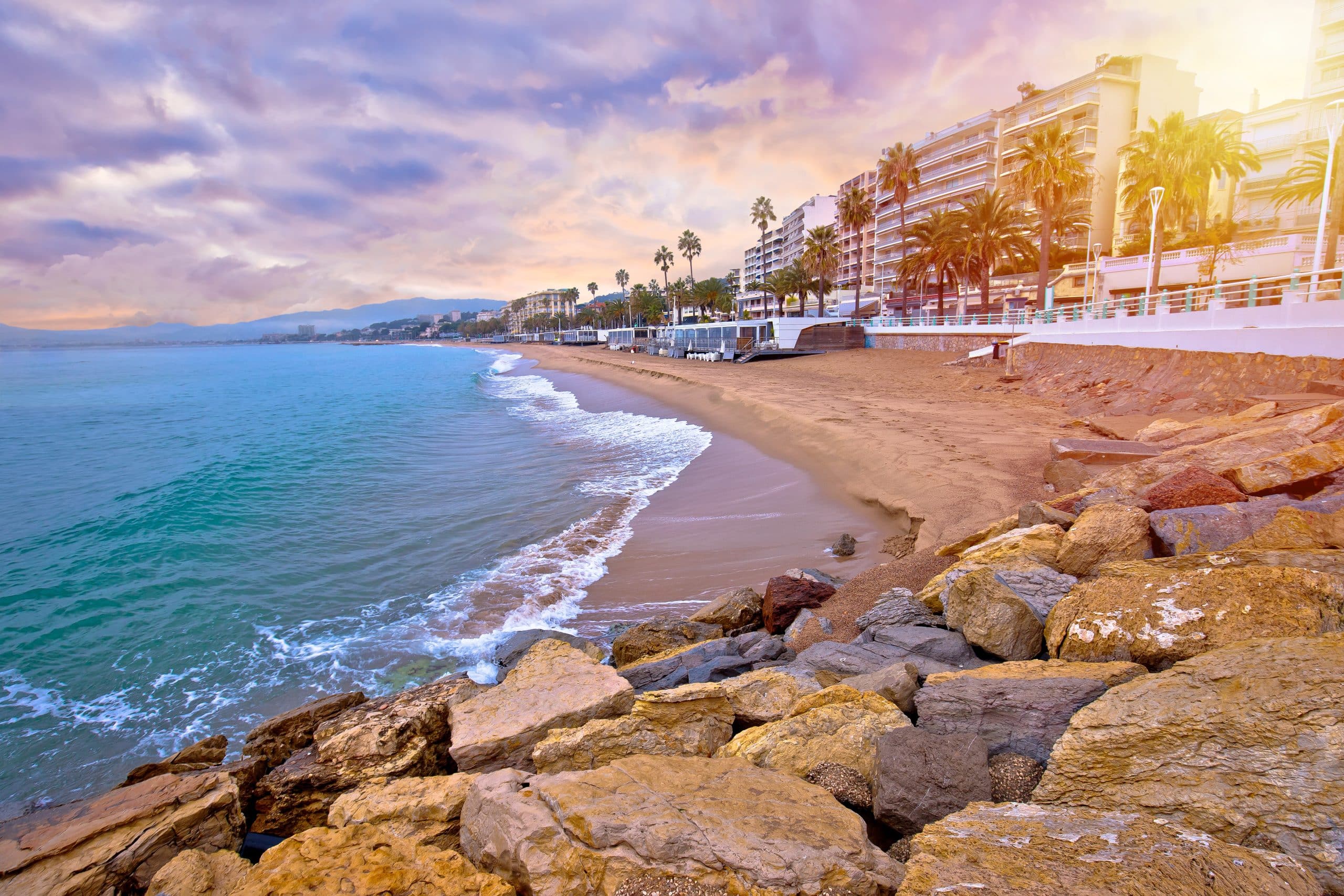 Cannes Waterfront. Cannes Private Jet Charter