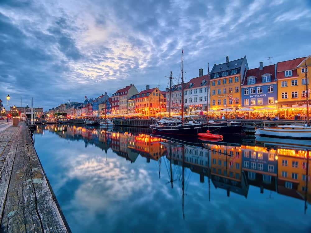 Nyhaven, Famous street in Copenhagen Denmark