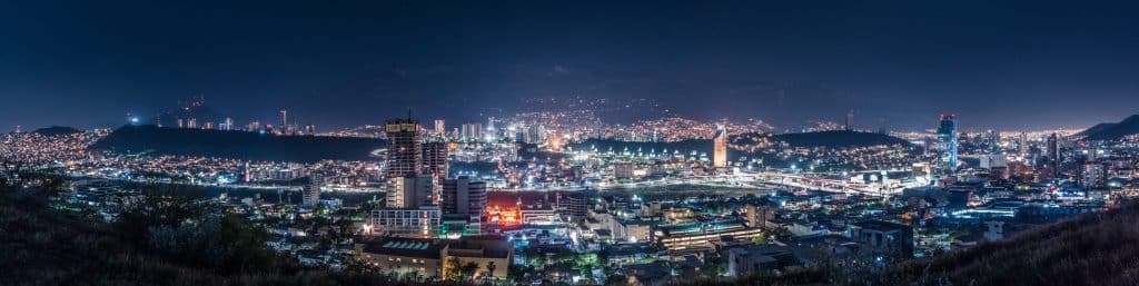 Monterrey Panoramic view. Fly Private to Monterrey