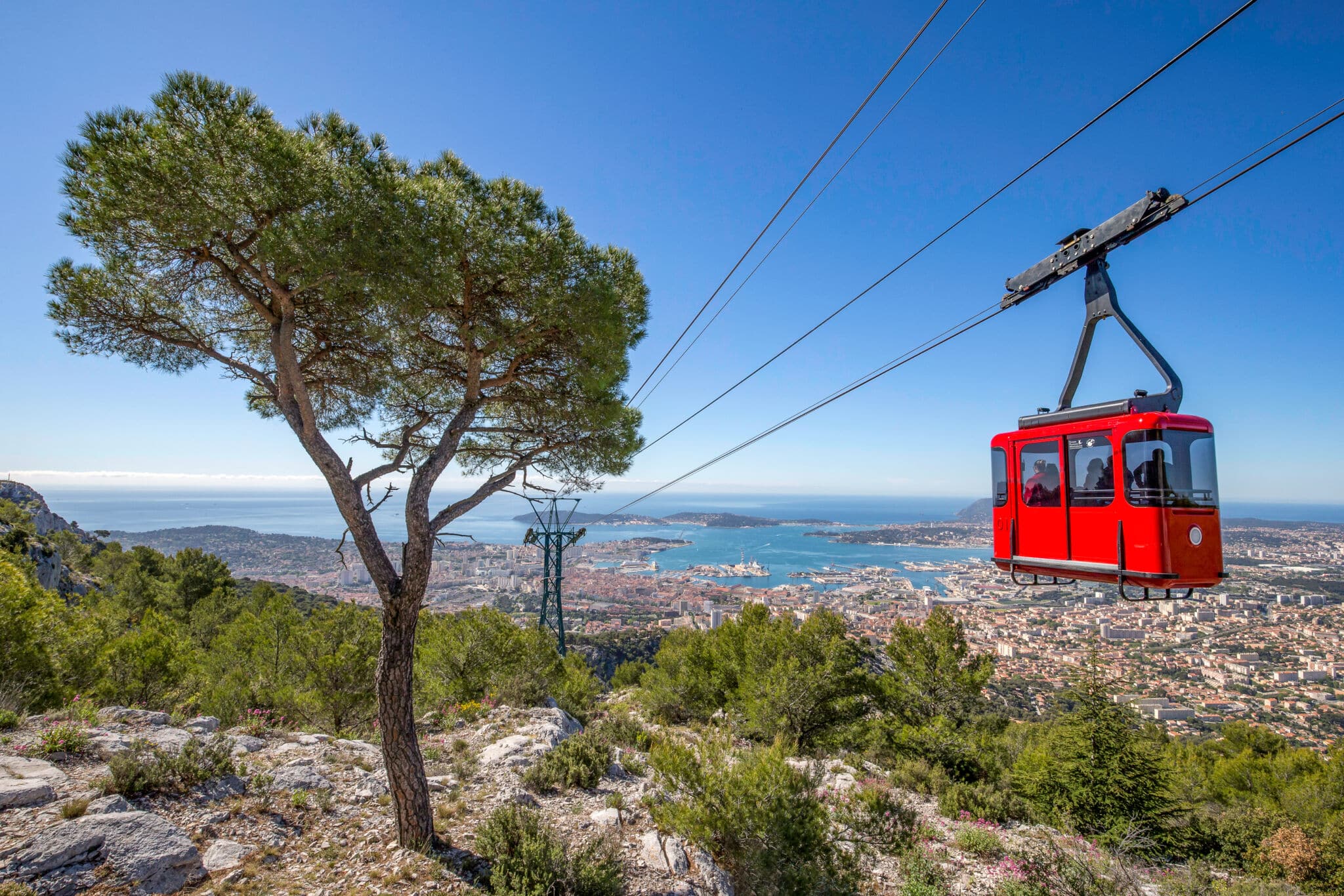 Mont Faron, Toulon, France. Fly Private to Toulon
