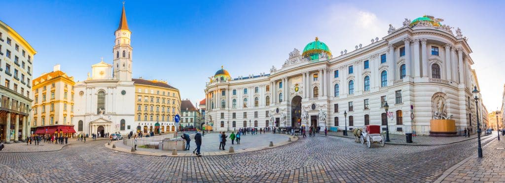 Royal Palace of Hofburg in Vienna, Austria, Fly Private Jet.