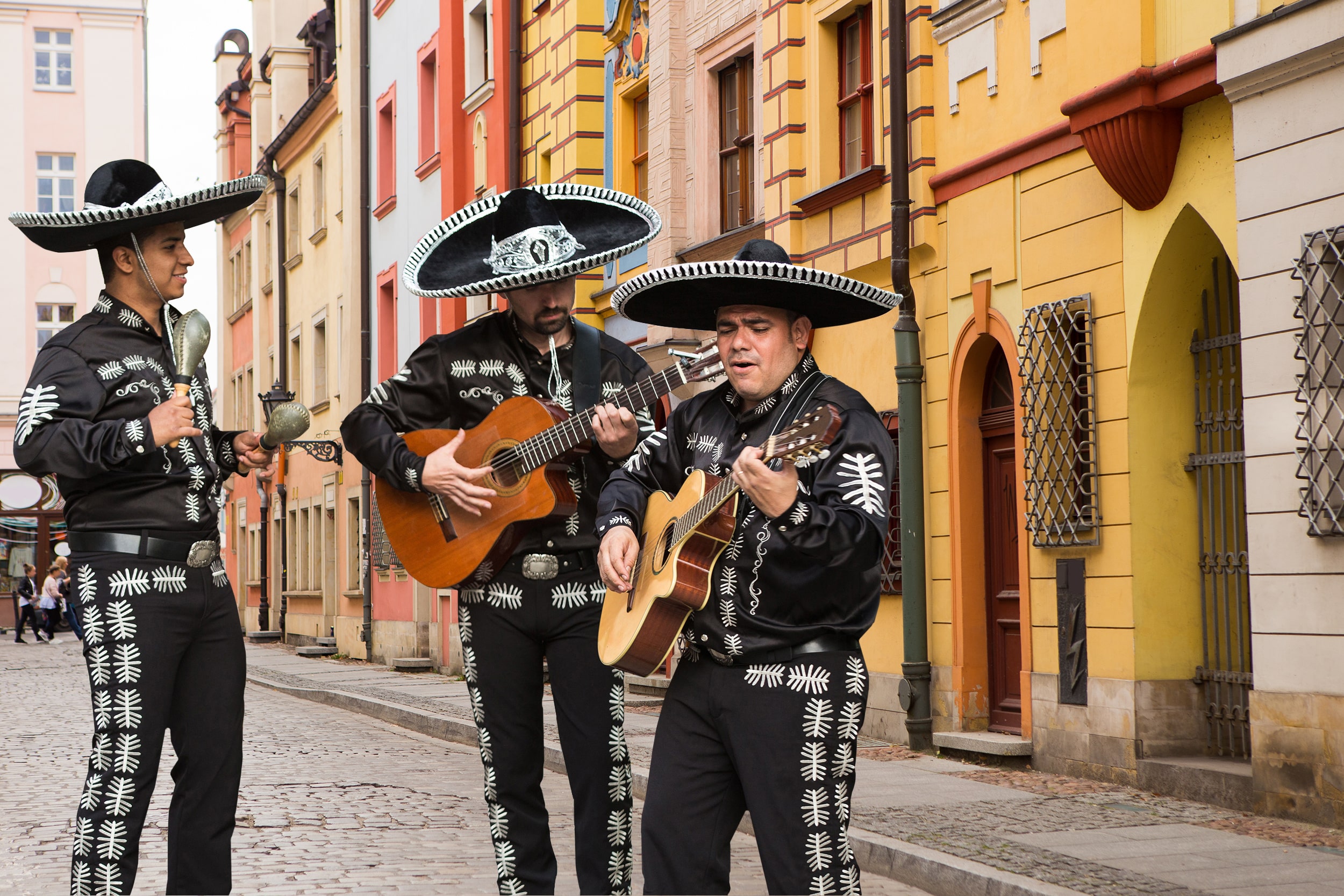 Mexico City street musicians