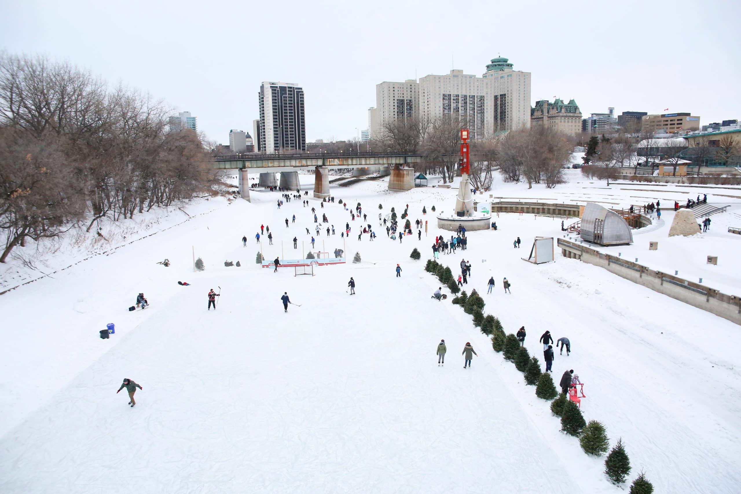 Winnipeg winter skating