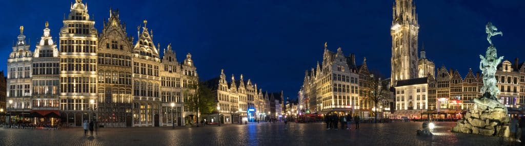 Old town Antwerp Belgium