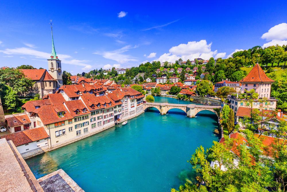 Old Town Bern. Fly Private to Bern.
