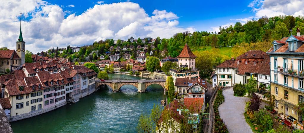 Bern capital city of Switzerland. Fly Private to Bern