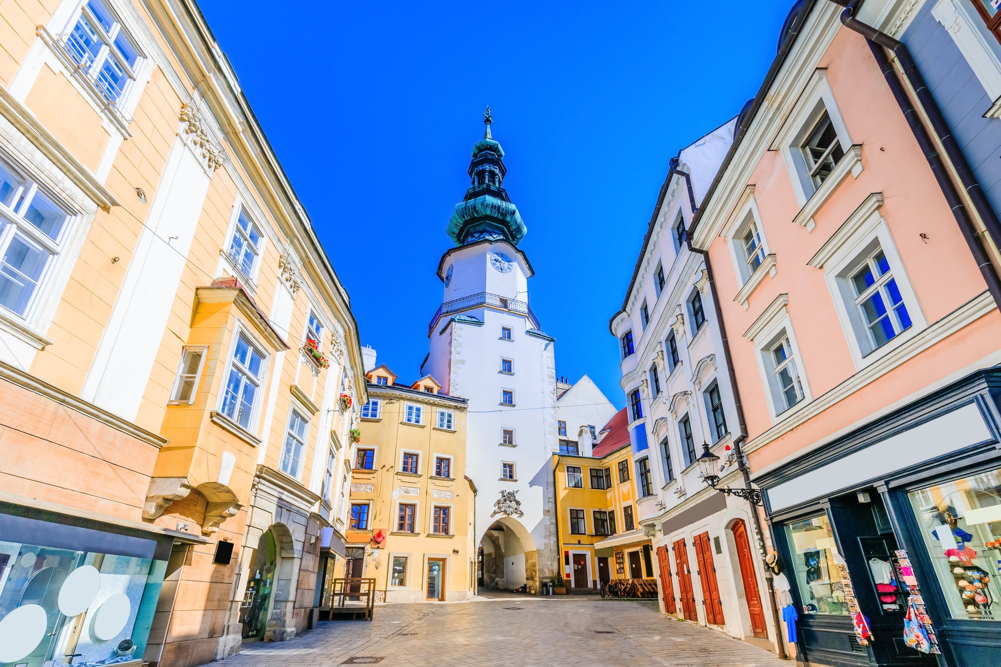 Michael's Gate . Fly Private Jet to Bratislava