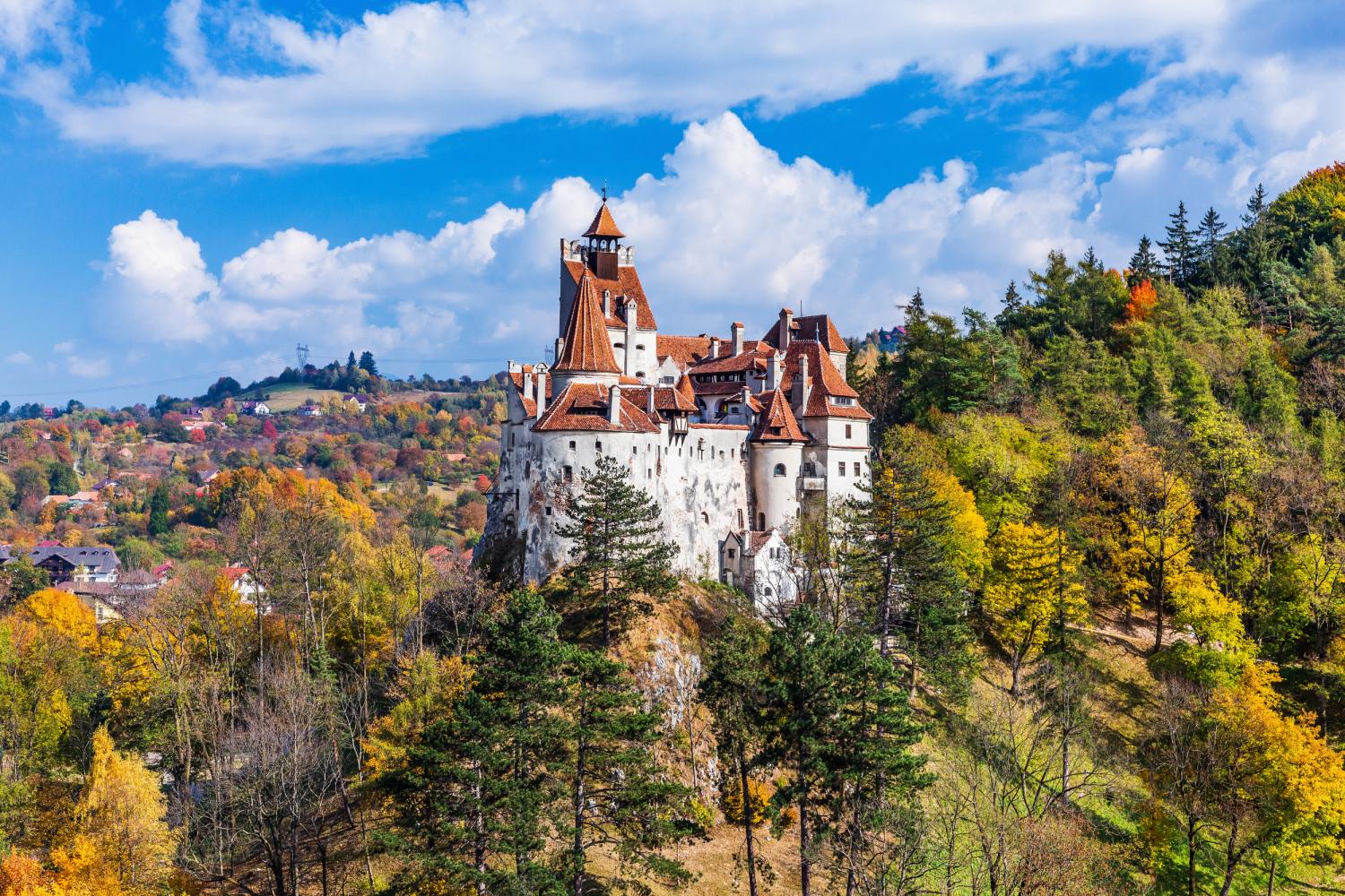 Dracula Castle, Bucharest. Fly Private Jet.