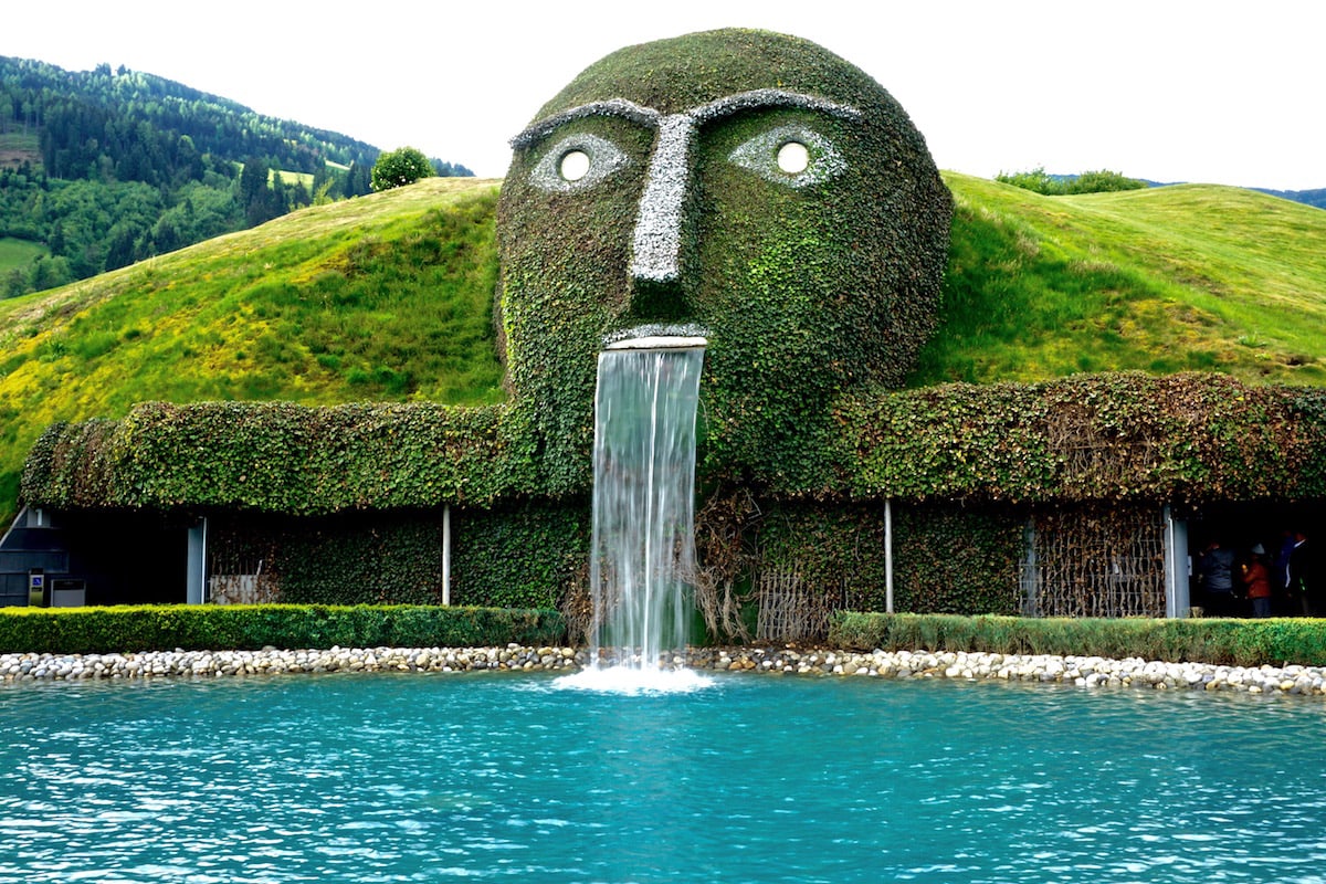 Swarovski Crystal World In Innsbruck. Fly Private Jet.