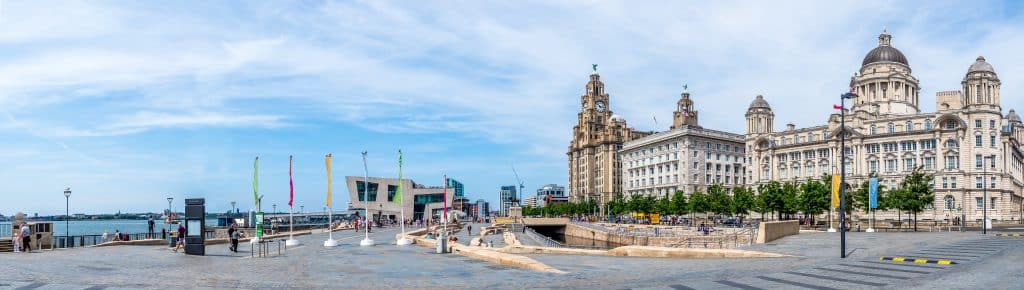 Liverpool Waterfront. Fly Private to Liverpool.