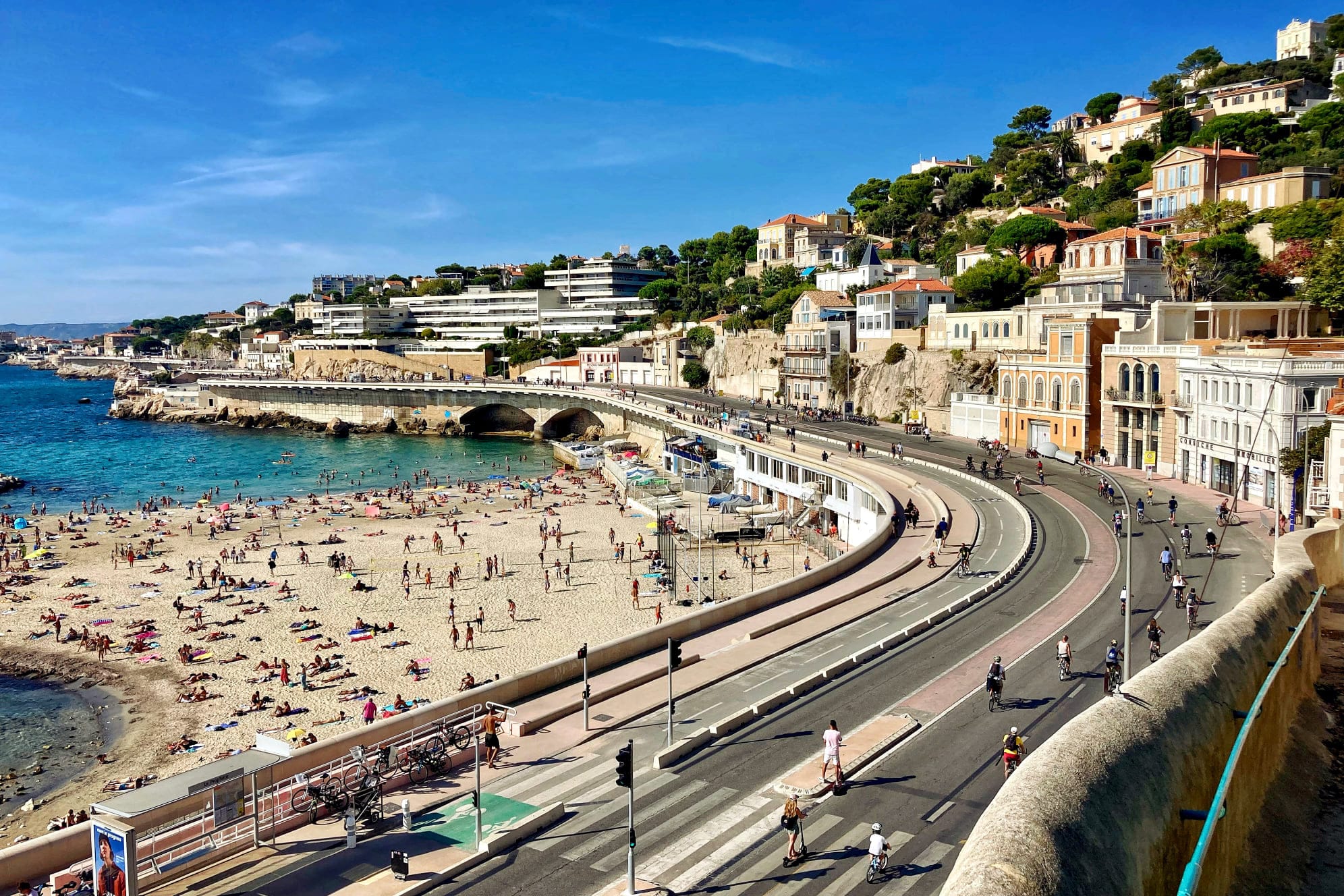 La Corniche, Marseille. Fly Private to Marseille.