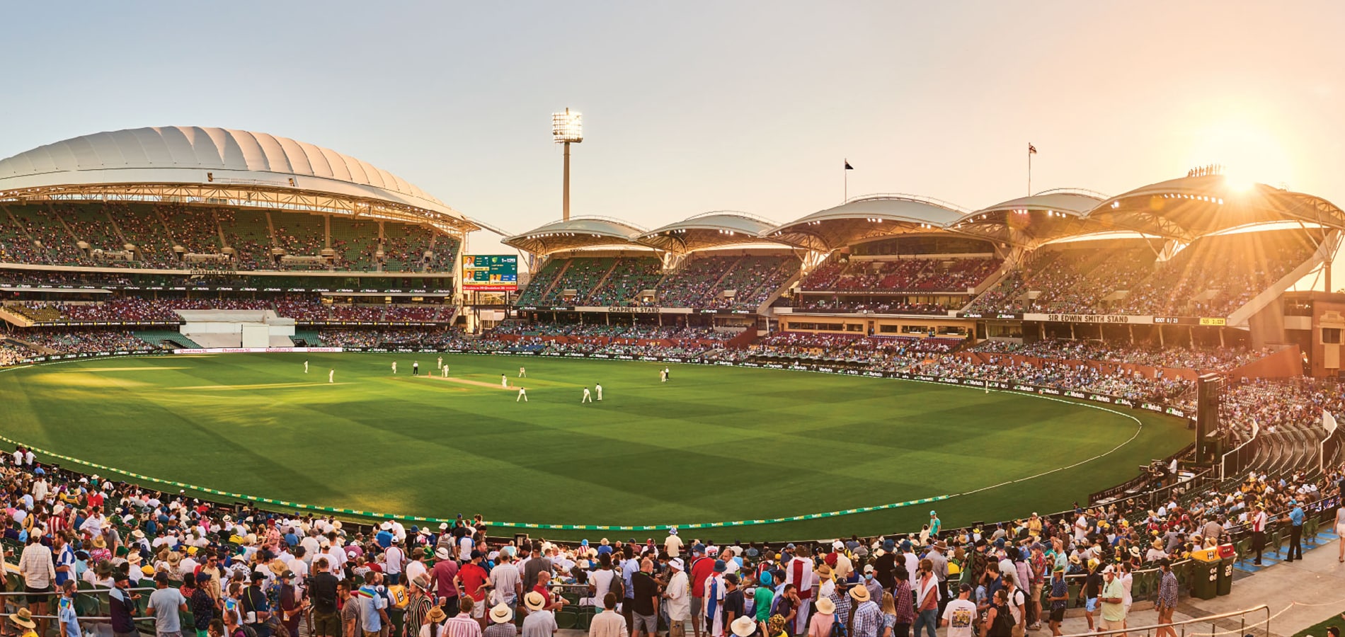 Adelaide Oval. Fly Private to Adelaide.