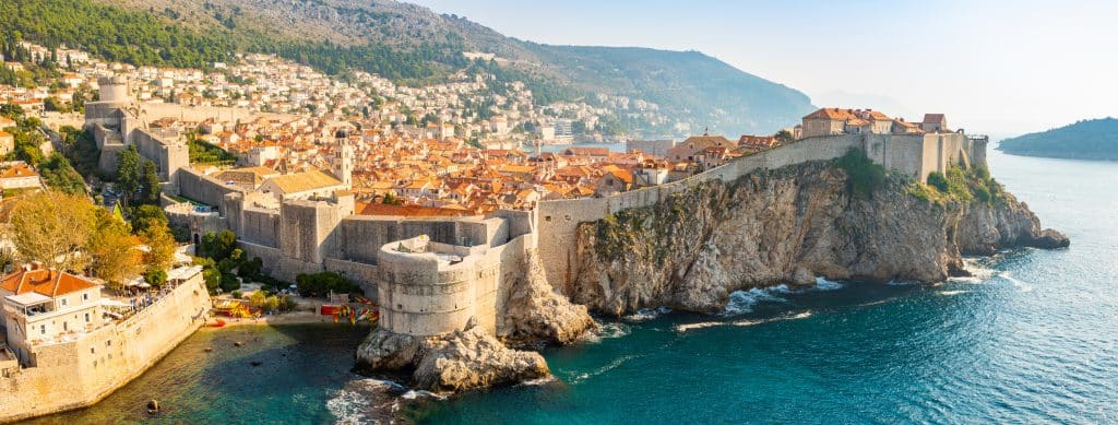 Dubrovnik Old town in Croatia. Fly Private to Dubrovnik.