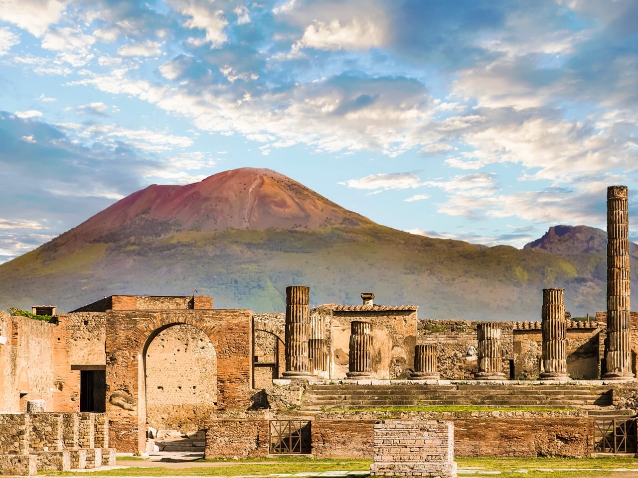 Pompeii. Fly Private to Napoli