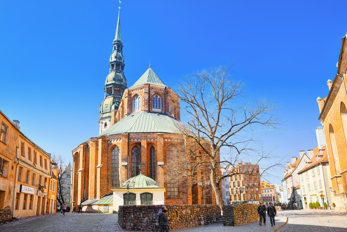 St. Peter’s Church. Fly Private to Riga.