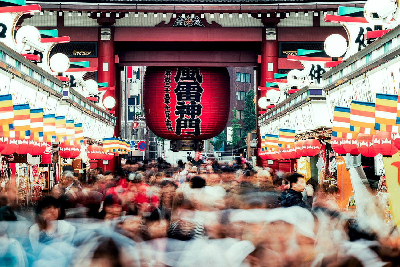Nakamise, Asakusa. Fly Private to Tokyo.