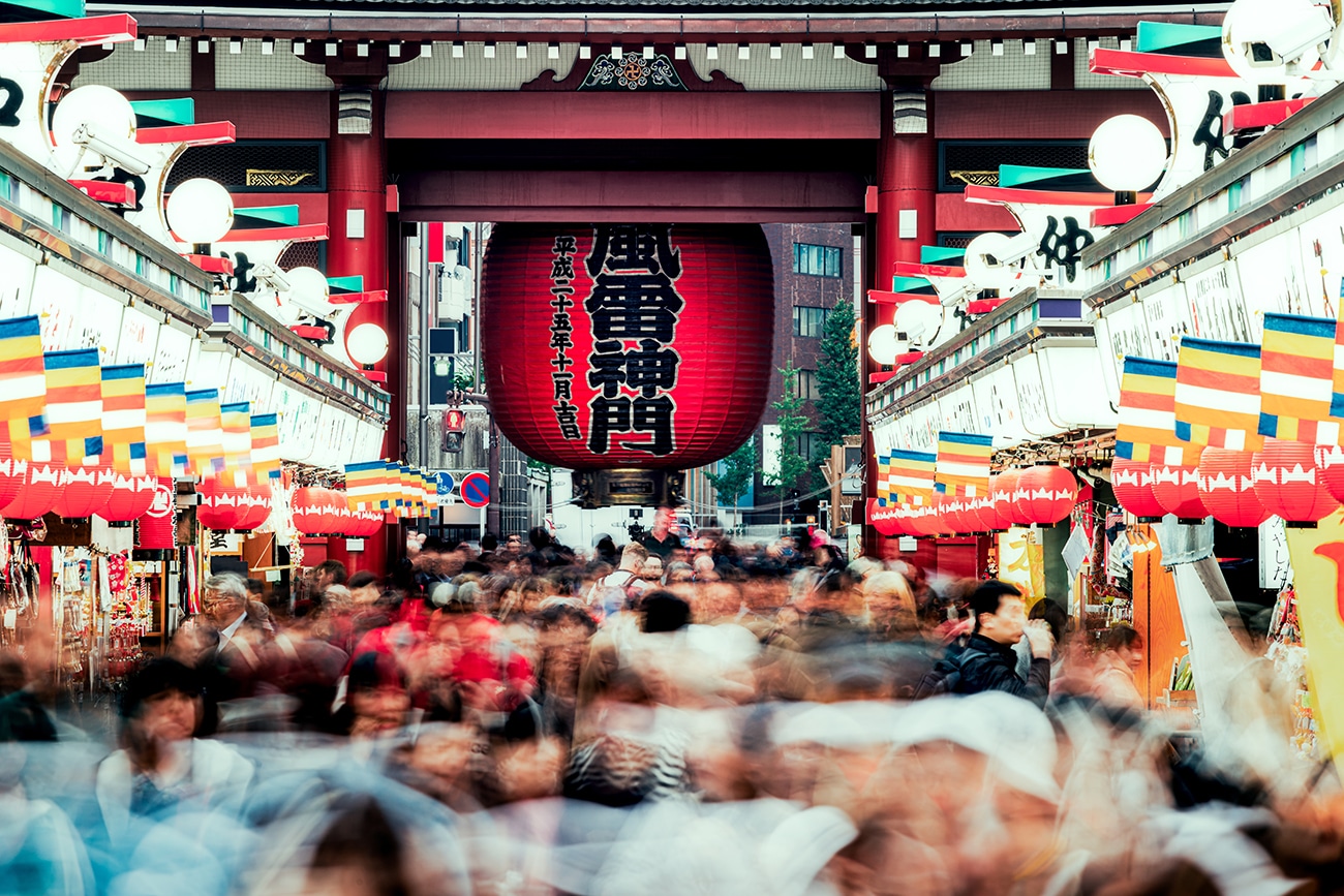 Nakamise, Asakusa. Fly Private to Tokyo.