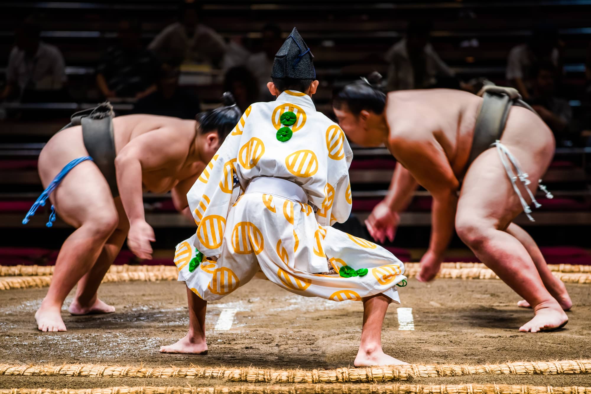 Sumo Wrestling at the Ryogoku Kokugikan