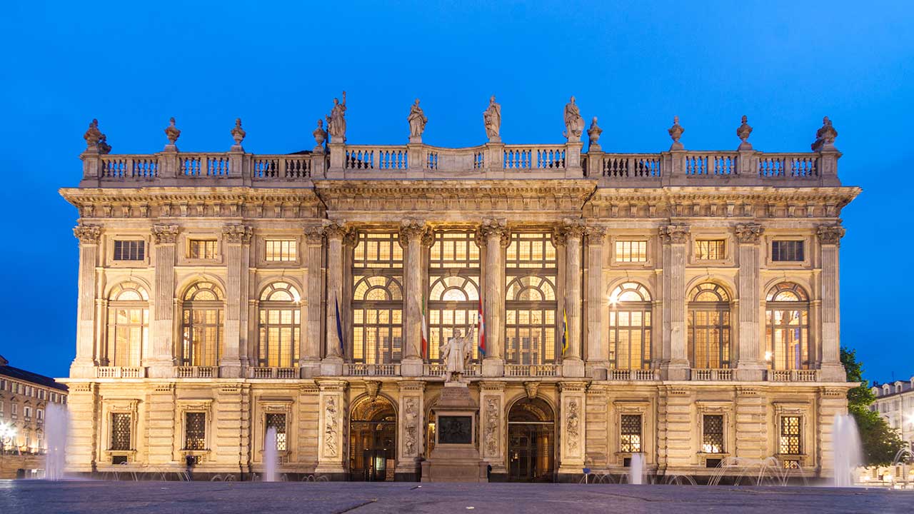 Palazzo Madama, Torino, Italy. Fly Private to Torino.