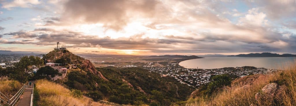 Beautiful panoramic view of Townsville. Fly Private to Townsville.